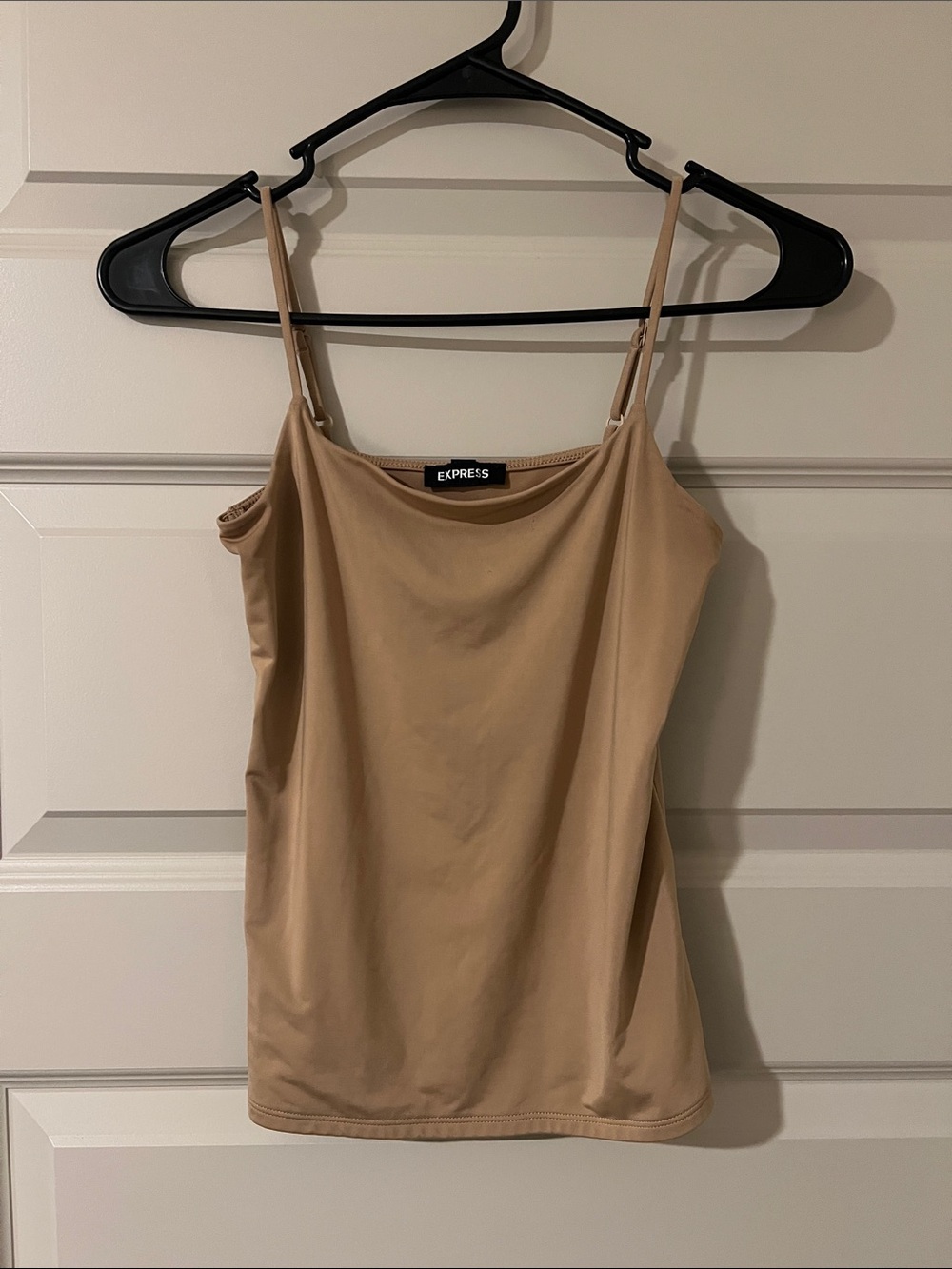 Express body contour tan tank top